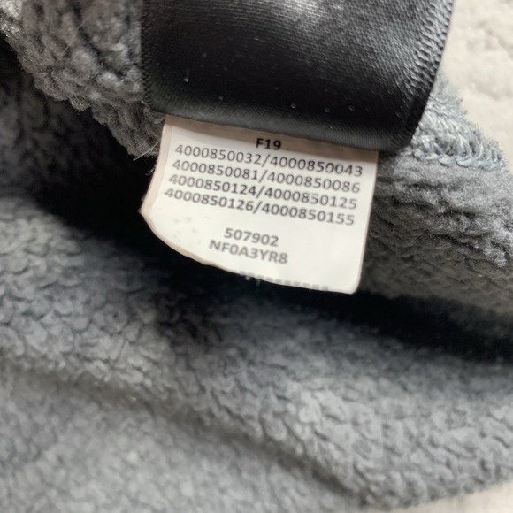 The North Face Gordon Lyons 1/4 Zip Fleece Pullover Mens Large Gray NF0A3YR8 - Picture 6 of 6